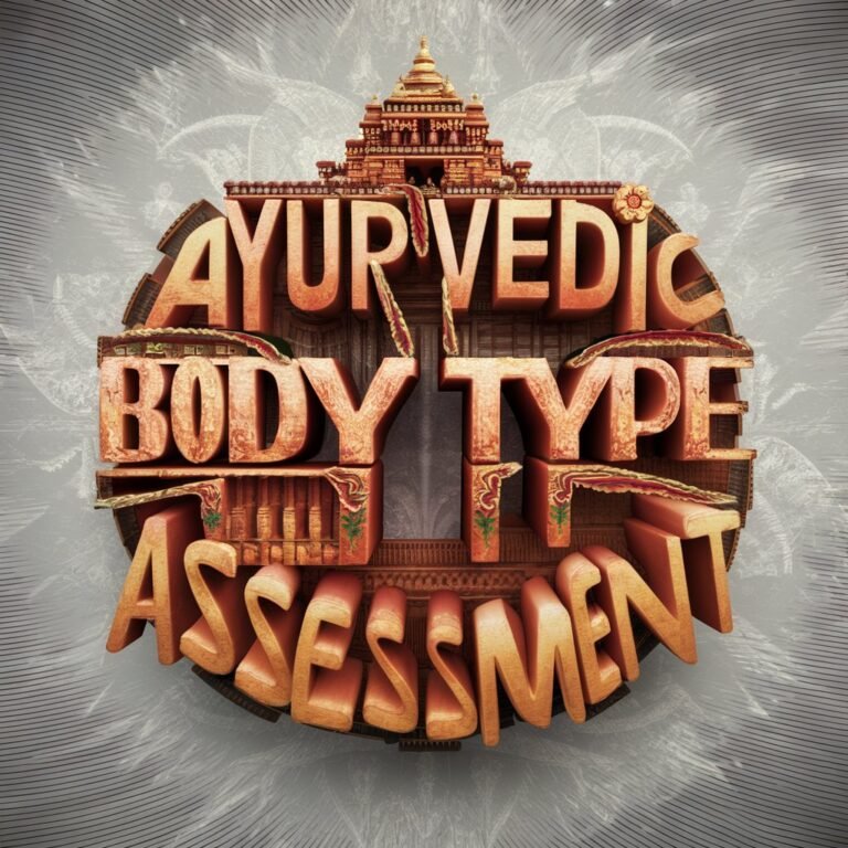 Ayurvedic Body Type (Dosha) Assessment 1 Ayurvedic Body Type (Dosha) Assessment