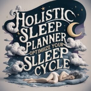 Holistic Sleep Planner Optimize Your Sleep Cycle