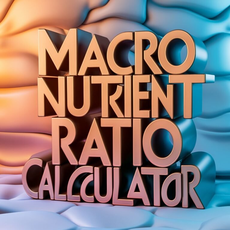 Macro Nutrient Ratio Calculator 1 Macro Nutrient Ratio Calculator