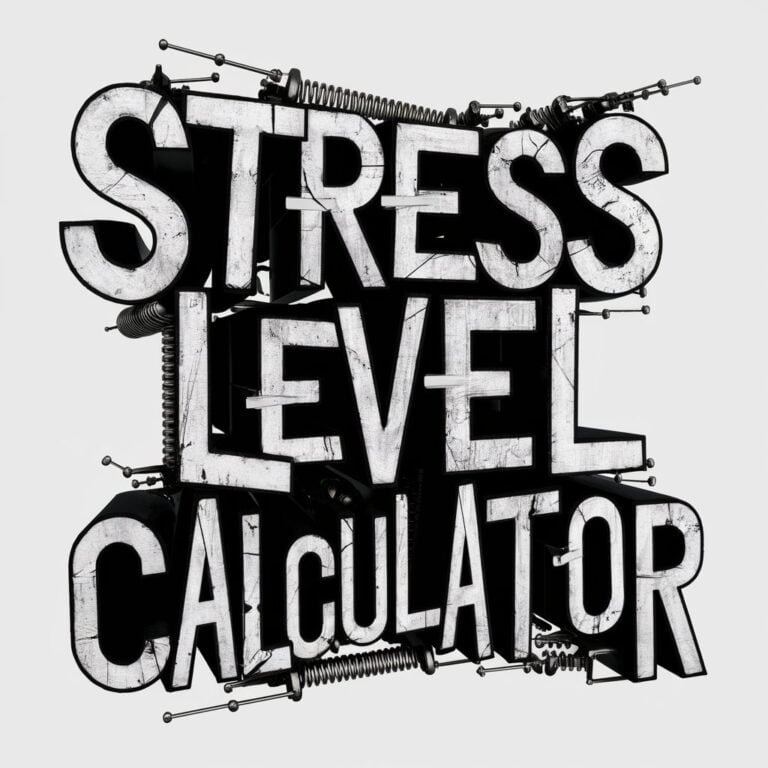 Stress Level Calculator 1 Stress Level Calculator