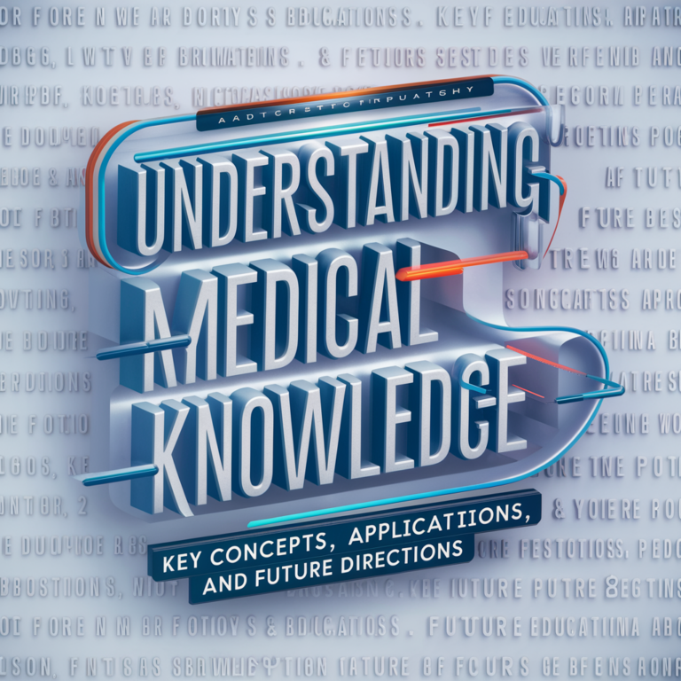 Understanding Medical Knowledge: Key Concepts, Applications, and Future Directions